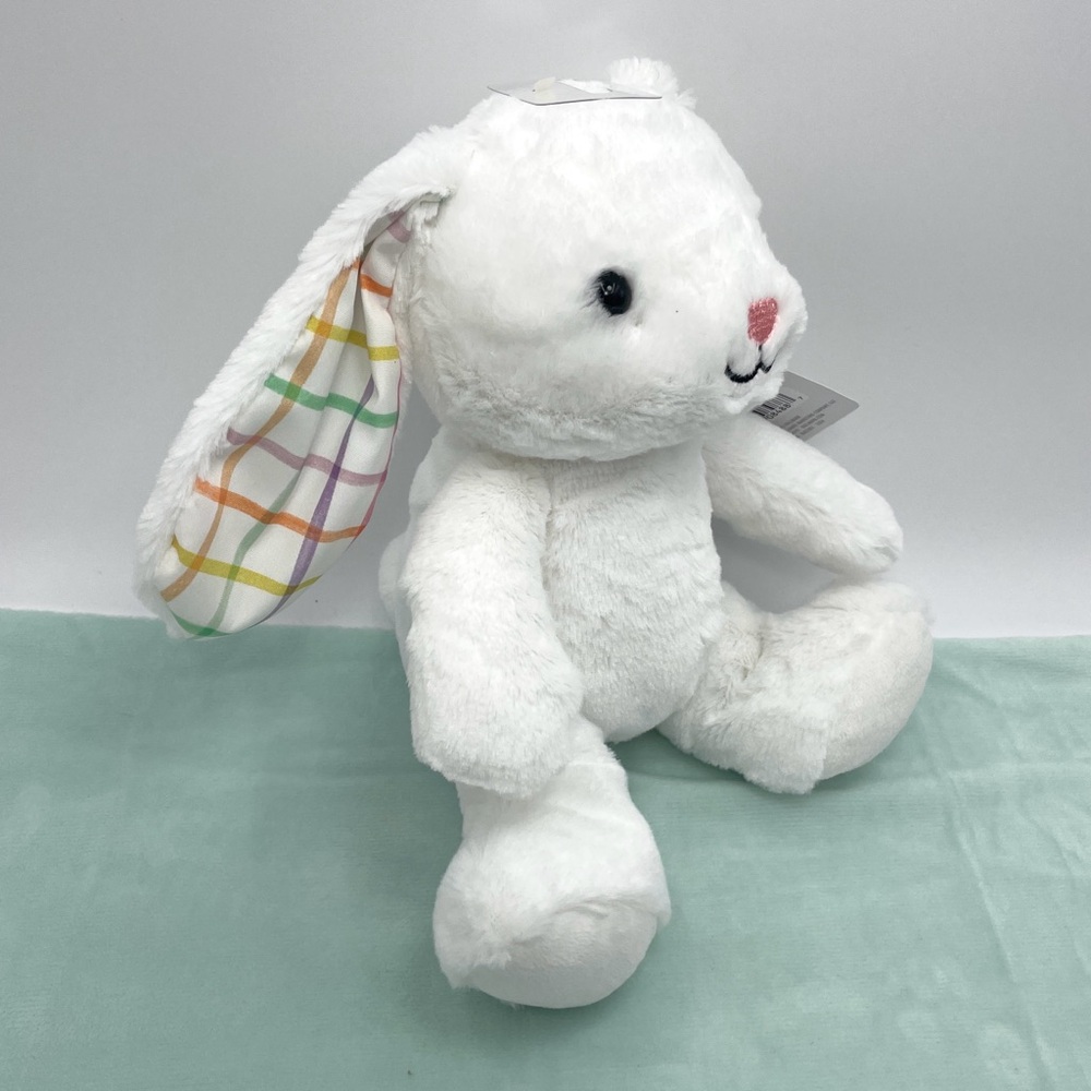Hallmark White Bunny Rabbit Plush 7.5” - Picture 6 of 10